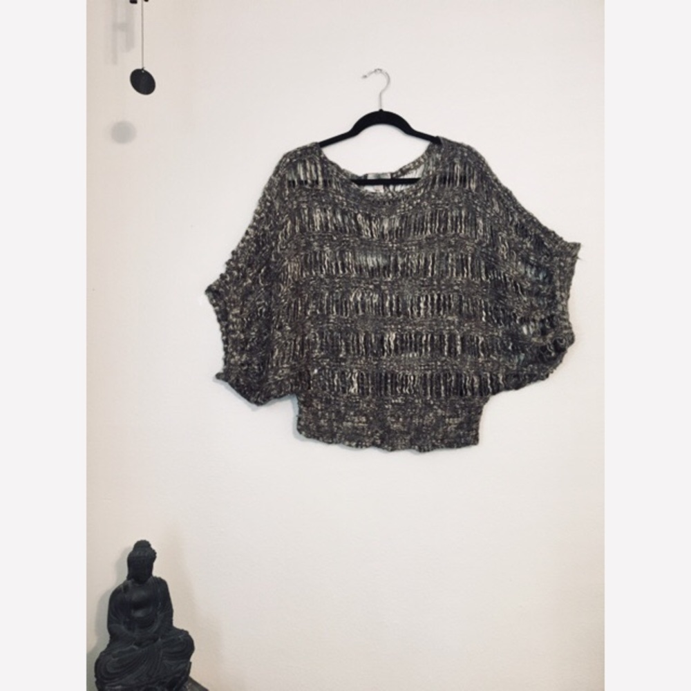 Brown loose fit sheet Knit Sweater- Forever 21